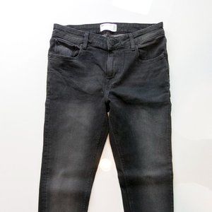 ASOS Dark Grey Washed Black Skinny Denim Jeans 30 X 30